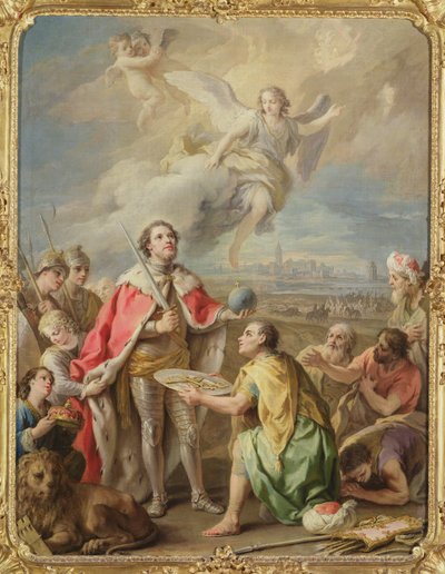 Die Übergabe von Sevilla an St. Ferdinand von Charles-Joseph Flipart